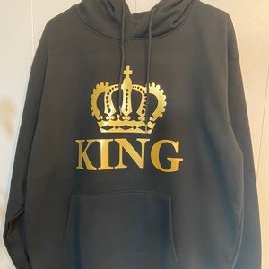 King & Queen hoodie sweaters